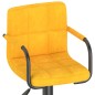 vidaXL Barhocker 2 Stk. Senfgelb Samt vidaXL Barhocker 2 Stk. Senfgelb Samt