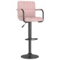 vidaXL Barhocker 2 Stk. Rosa Samt vidaXL Barhocker 2 Stk. Rosa Samt