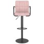 vidaXL Barhocker 2 Stk. Rosa Samt vidaXL Barhocker 2 Stk. Rosa Samt