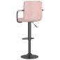 vidaXL Barhocker 2 Stk. Rosa Samt vidaXL Barhocker 2 Stk. Rosa Samt