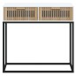 vidaXL Konsolentisch Weiß 80x30x75 cm Holzwerkstoff und Eisen vidaXL Konsolentisch Weiß 80x30x75 cm Holzwerkstoff und Eisen