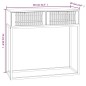 vidaXL Konsolentisch Weiß 80x30x75 cm Holzwerkstoff und Eisen vidaXL Konsolentisch Weiß 80x30x75 cm Holzwerkstoff und Eisen
