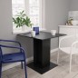 vidaXL Esstisch Schwarz 80x80x75 cm Holzwerkstoff vidaXL Esstisch Schwarz 80x80x75 cm Holzwerkstoff