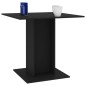 vidaXL Esstisch Schwarz 80x80x75 cm Holzwerkstoff vidaXL Esstisch Schwarz 80x80x75 cm Holzwerkstoff