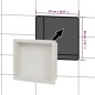 vidaXL Duschnische Mattweiß 41x36x10 cm vidaXL Duschnische Mattweiß 41x36x10 cm
