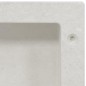 vidaXL Duschnische Mattweiß 41x36x10 cm vidaXL Duschnische Mattweiß 41x36x10 cm