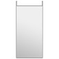 vidaXL Türspiegel Schwarz 50x100 cm Glas und Aluminium vidaXL Türspiegel Schwarz 50x100 cm Glas und Aluminium
