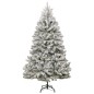 vidaXL Künstlicher Weihnachtsbaum Klappbar Beschneit 240 cm vidaXL Künstlicher Weihnachtsbaum Klappbar Beschneit 240 cm