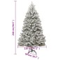 vidaXL Künstlicher Weihnachtsbaum Klappbar Beschneit 240 cm vidaXL Künstlicher Weihnachtsbaum Klappbar Beschneit 240 cm