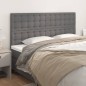 vidaXL Kopfteile 4 Stk. Grau 80x5x78/88 cm Kunstleder vidaXL Kopfteile 4 Stk. Grau 80x5x78/88 cm Kunstleder