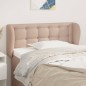 vidaXL Kopfteil mit Ohren Cappuccino-Braun 83x23x78/88 cm Kunstleder
