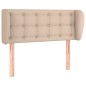vidaXL Kopfteil mit Ohren Cappuccino-Braun 83x23x78/88 cm Kunstleder