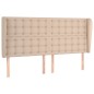 vidaXL Kopfteil mit Ohren Cappuccino-Braun 183x23x118/128cm Kunstleder vidaXL Kopfteil mit Ohren Cappuccino-Braun 183x23x118/128cm Kunstleder