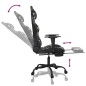 vidaXL Gaming-Stuhl mit Fußstütze Schwarz und Tarnfarben Kunstleder vidaXL Gaming-Stuhl mit Fußstütze Schwarz und Tarnfarben Kunstleder