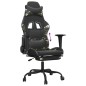 vidaXL Gaming-Stuhl mit Fußstütze Schwarz und Tarnfarben Kunstleder vidaXL Gaming-Stuhl mit Fußstütze Schwarz und Tarnfarben Kunstleder