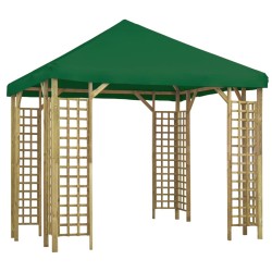 Pavillon 3 x 3 m Grün