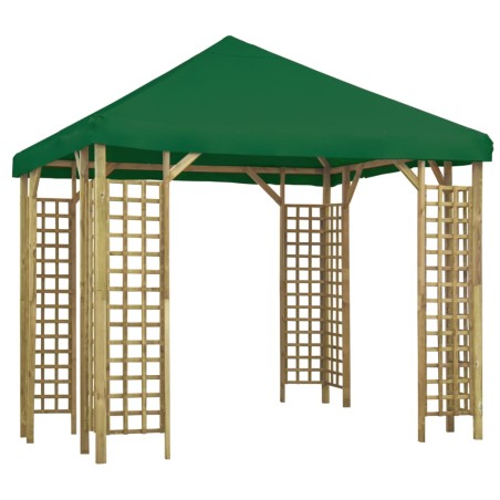 Pavillon 3 x 3 m Grün