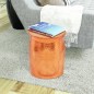 vidaXL Hocker/Beistelltisch aus gehämmertem Aluminium Kupferfarben vidaXL Hocker/Beistelltisch aus gehämmertem Aluminium Kupferfarben