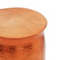 vidaXL Hocker/Beistelltisch aus gehämmertem Aluminium Kupferfarben vidaXL Hocker/Beistelltisch aus gehämmertem Aluminium Kupferfarben