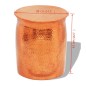 vidaXL Hocker/Beistelltisch aus gehämmertem Aluminium Kupferfarben vidaXL Hocker/Beistelltisch aus gehämmertem Aluminium Kupferfarben