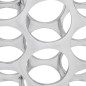 vidaXL Weinregal Aluminium Silber 27 Flaschen vidaXL Weinregal Aluminium Silber 27 Flaschen