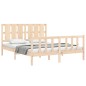 Massivholzbett mit Kopfteil 160x200 cm Massivholzbett mit Kopfteil 160x200 cm