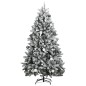 vidaXL Künstlicher Weihnachtsbaum Klappbar 300 LEDs & Kugeln 240 cm vidaXL Künstlicher Weihnachtsbaum Klappbar 300 LEDs & Kugeln 240 cm