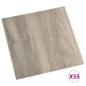vidaXL PVC-Fliesen Selbstklebend 55 Stk. 5,11 m² Taupe vidaXL PVC-Fliesen Selbstklebend 55 Stk. 5,11 m² Taupe