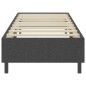 Boxspringbett Dunkelgrau Stoff 100x200 cm Boxspringbett Dunkelgrau Stoff 100x200 cm