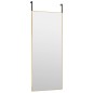 vidaXL Türspiegel Golden 40x100 cm Glas und Aluminium vidaXL Türspiegel Golden 40x100 cm Glas und Aluminium