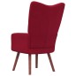 vidaXL Relaxsessel Weinrot Samt vidaXL Relaxsessel Weinrot Samt