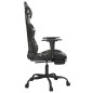 vidaXL Gamingstuhl mit Massage Fußstütze Schwarz Tarnfarben Kunstleder vidaXL Gamingstuhl mit Massage Fußstütze Schwarz Tarnfarben Kunstleder