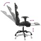 vidaXL Gamingstuhl mit Massage Fußstütze Schwarz Tarnfarben Kunstleder vidaXL Gamingstuhl mit Massage Fußstütze Schwarz Tarnfarben Kunstleder
