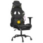 vidaXL Gamingstuhl mit Massage Fußstütze Schwarz Tarnfarben Kunstleder vidaXL Gamingstuhl mit Massage Fußstütze Schwarz Tarnfarben Kunstleder