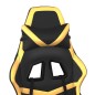 vidaXL Gaming-Stuhl mit Fußstütze Schwarz und Golden Kunstleder vidaXL Gaming-Stuhl mit Fußstütze Schwarz und Golden Kunstleder