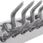 Aluminium Garderobenhaken Hakenleiste Hut-/Krawattenaufhänger Silber Aluminium Garderobenhaken Hakenleiste Hut-/Krawattenaufhänger Silber