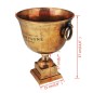 vidaXL Champagner-Kühler Pokal Kupfer Braun vidaXL Champagner-Kühler Pokal Kupfer Braun