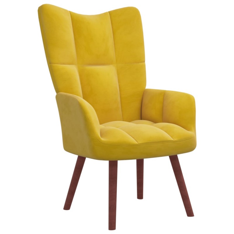 vidaXL Relaxsessel Senfgelb Samt vidaXL Relaxsessel Senfgelb Samt