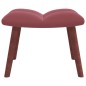 vidaXL Relaxsessel mit Hocker Rosa Samt vidaXL Relaxsessel mit Hocker Rosa Samt