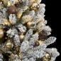 vidaXL Künstlicher Weihnachtsbaum Klappbar 300 LEDs & Kugeln 240 cm vidaXL Künstlicher Weihnachtsbaum Klappbar 300 LEDs & Kugeln 240 cm