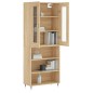 Highboard Sonoma-Eiche 69,5x34x180 cm Holzwerkstoff Highboard Sonoma-Eiche 69,5x34x180 cm Holzwerkstoff