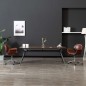 Drehbarer Bürostuhl Braun Kunstleder Drehbarer Bürostuhl Braun Kunstleder