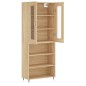 Highboard Sonoma-Eiche 69,5x34x180 cm Holzwerkstoff Highboard Sonoma-Eiche 69,5x34x180 cm Holzwerkstoff