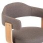 vidaXL Drehbarer Bürostuhl Taupe Bugholz und Stoff vidaXL Drehbarer Bürostuhl Taupe Bugholz und Stoff