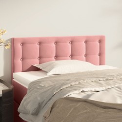 vidaXL Kopfteil Rosa 100x5x78/88 cm Samt