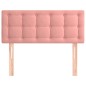 vidaXL Kopfteil Rosa 100x5x78/88 cm Samt vidaXL Kopfteil Rosa 100x5x78/88 cm Samt
