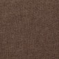 vidaXL Bank mit Staufach 116 cm Braun Polyester vidaXL Bank mit Staufach 116 cm Braun Polyester