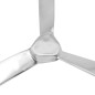 vidaXL Wanddekoration Propeller Silbern 70cm Aluminium vidaXL Wanddekoration Propeller Silbern 70cm Aluminium