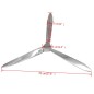 vidaXL Wanddekoration Propeller Silbern 70cm Aluminium vidaXL Wanddekoration Propeller Silbern 70cm Aluminium