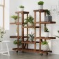 vidaXL Blumenständer mit Rollen 110x25x115 cm Massivholz Tanne vidaXL Blumenständer mit Rollen 110x25x115 cm Massivholz Tanne